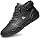 Barfußschuhe Herren Schuhe Damen Orthopädische Komfortable Sneakers Barfußschuhe Herren Schmerzfreie Laufschuhe Stützende Barfuss Leichte Freizeitschuhe 001 Black 42 EU