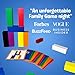 The Uzzle Stack Royale Board Game, Fast & Fun Family Board Game for Children & Adults, Color Block Puzzles Games for Ages 4+