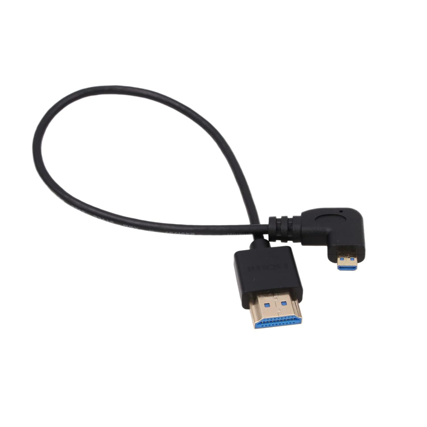 Micro HDMI 4K 60Hz 8K Ultra HD Cable for Sony A6600 A7RIV X-T3 Canon R5C R6 Lumix S5 Camera ATOMOS Ninja V Portkeys Monitor Type A D HDMI 2.1 Right Angle 30cm
