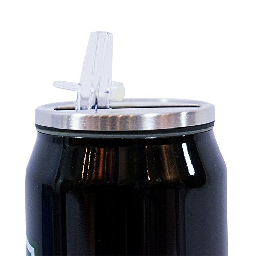 Copo De Inox Com Canudo 350ml - Botafogo