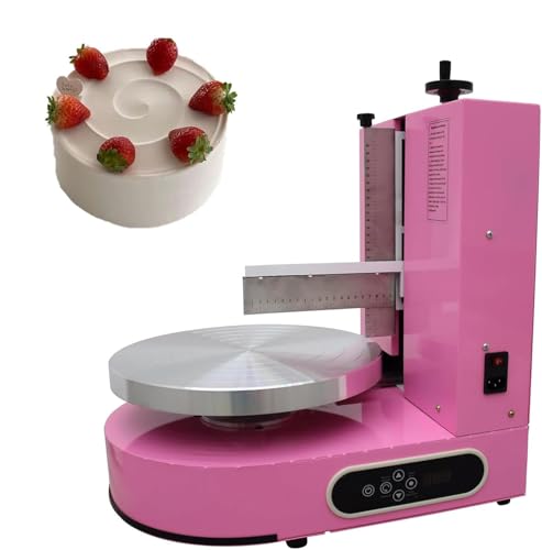 Máquina eléctrica para glaseado de Pasteles, esparcidora de Crema de Mantequilla, Grosor Ajustable y Plato Giratorio silencioso para un Control Suave e Inteligente, Decorar Pas