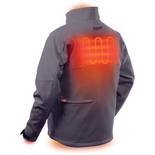 Milwaukee Heated Jacket Only M12 Lithium-Ion - Battery and Charger Not Included - (Large, Gray)4