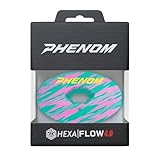 Phenom Elite Hexa-Flow Mouthguard Sharkle | No Boil Football Mouth Guard | Hex Airflow Breathing Design | Works with Braces | Lip Protection | Strap Included