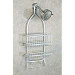iDesign - 61974 York Metal Wire Hanging Shower Caddy, Extra Wide Space for Shampoo, Conditioner, and Soap with Hooks for Razors, Towels, and More, 10" x 4" x 22", Pearl White - Image 5