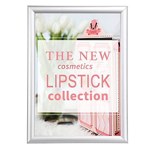 Yescom 10"X13" Poster Frame With Transparent Pvc Film Picture 1" Aluminum Profile Photo Display Wall Mount Decor #TOP25