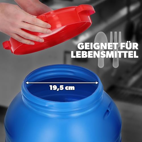 KADAX Kunststofffass 30L aus HDPE-Kunststoff