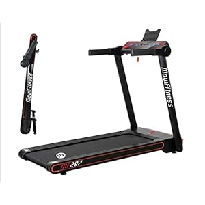 Movi Fitness Professionele loopband MF297, inklapbaar, ruimtebesparend, bluetooth, app-fitshow, motor 2,5 pk, extra slim, draadloze cardio-ontvanger