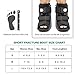 Jewlri Air Walker Boot, Fracture Boot Short Walking Protection Fits Left or Right Foot Ankle Support for Injuries Fractures Sprains Black L