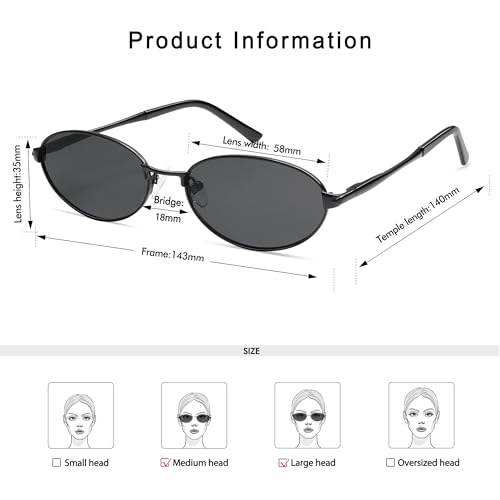 Retro Oval Sunglasses for Women Mens with Spring Hinge Sunnies AP3696