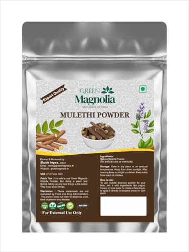 Image of Mulethi Powder for Face & Skin Natural Licorice Powder Chemical-Free Herbal Skin Care Powder for Bright & Clear Looking Skin (50gm)