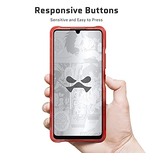 Image of Ghostek COVERT Samsung A42 5G Phone Case with Clear Slim Fit Design and Anti-Slip Grip Bumper Premium Shockproof Drop Protection Thin Protective Cover Designed for 2021 Galaxy A42 5G (6.6 Inch) (Pink)