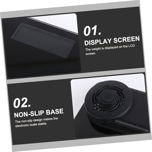 Báscula digital electrónica con pantalla LED para hogar miniatura 4