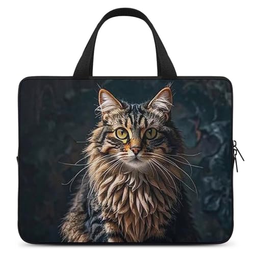 Housse ordi 13 chat mignon évite rayures sacoche pc et tablette