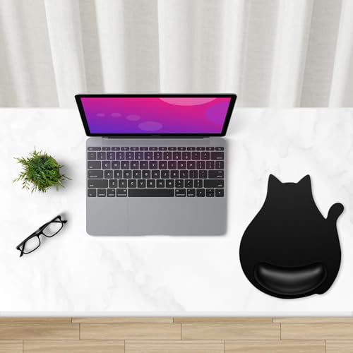 Tapis de souris amusant forme chat idée cadeau originale pour collègue bureau - 7