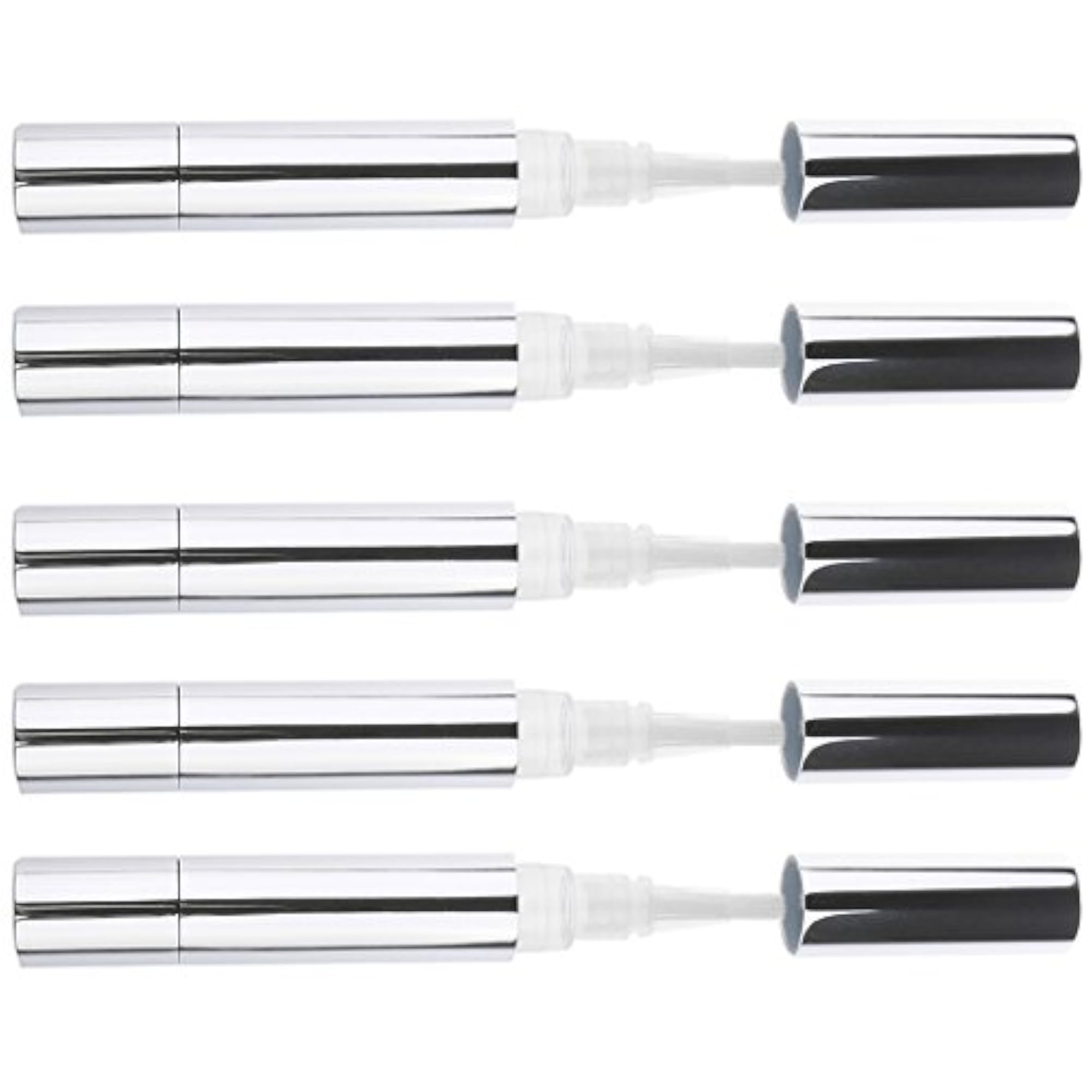 5 Pieces Travel Empty Twist Pen Cosmetic Container Tube