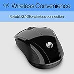 HP X3000 G3 Wireless Mouse - Black, 15-Month Battery, Side Grips for Control, Travel-Friendly, Blue LED, Powerful 1600 DPI Optical Sensor, Compatible with Wins PC/Laptop, Mac, Chromebook (683N7AA) - Image 3