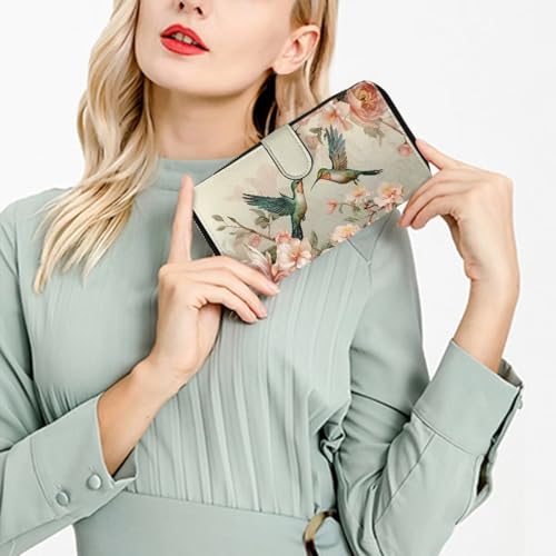 COEQINE Animal Wallet, Cute Chicken Long Leather Money Bag, Handbag With Zipper for Coin Phone, Travel Handbag for Party4