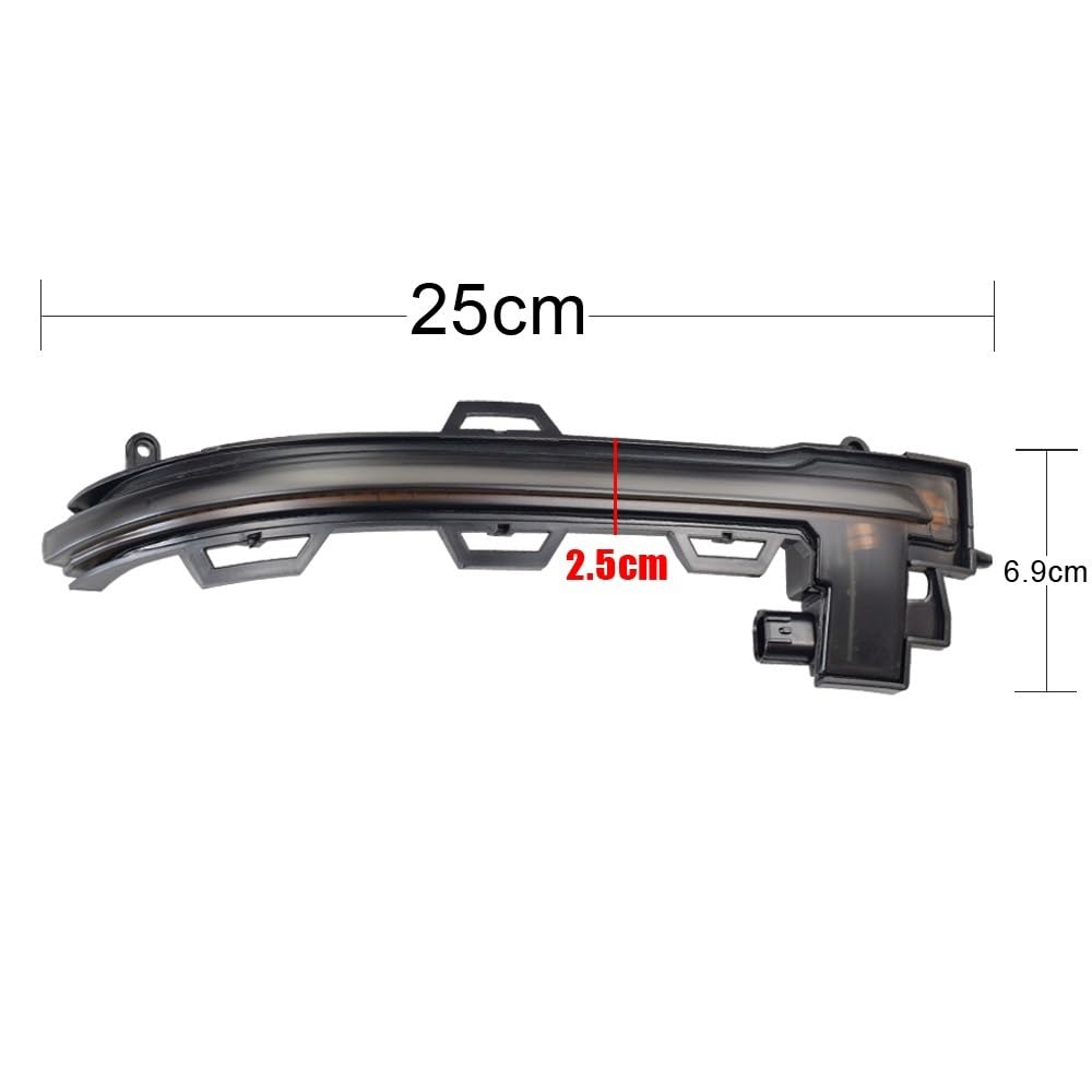 2 sztuk dynamiczny włączony kierunkowskaz płynąca woda migacz migające światło dla X3 F25 X4 F26 X5 F15 X6 F16 2014 2015 2016 2017 2018(Blue-Yellow)