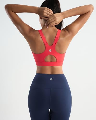 Image of RUNNING GIRL High Impact Sports Bras for Women, High Support Running Adjustable Workout Sports Bras with Sewn in Pads