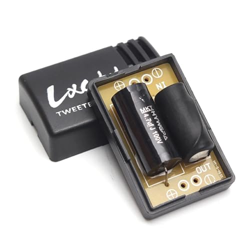 Doversky 2PCS 1 Way 60W Tweeter 2.8KHz Speaker Frequency Divider Circuits Car 1-Unit Treble Automotive HiFi Audio Crossover Filters