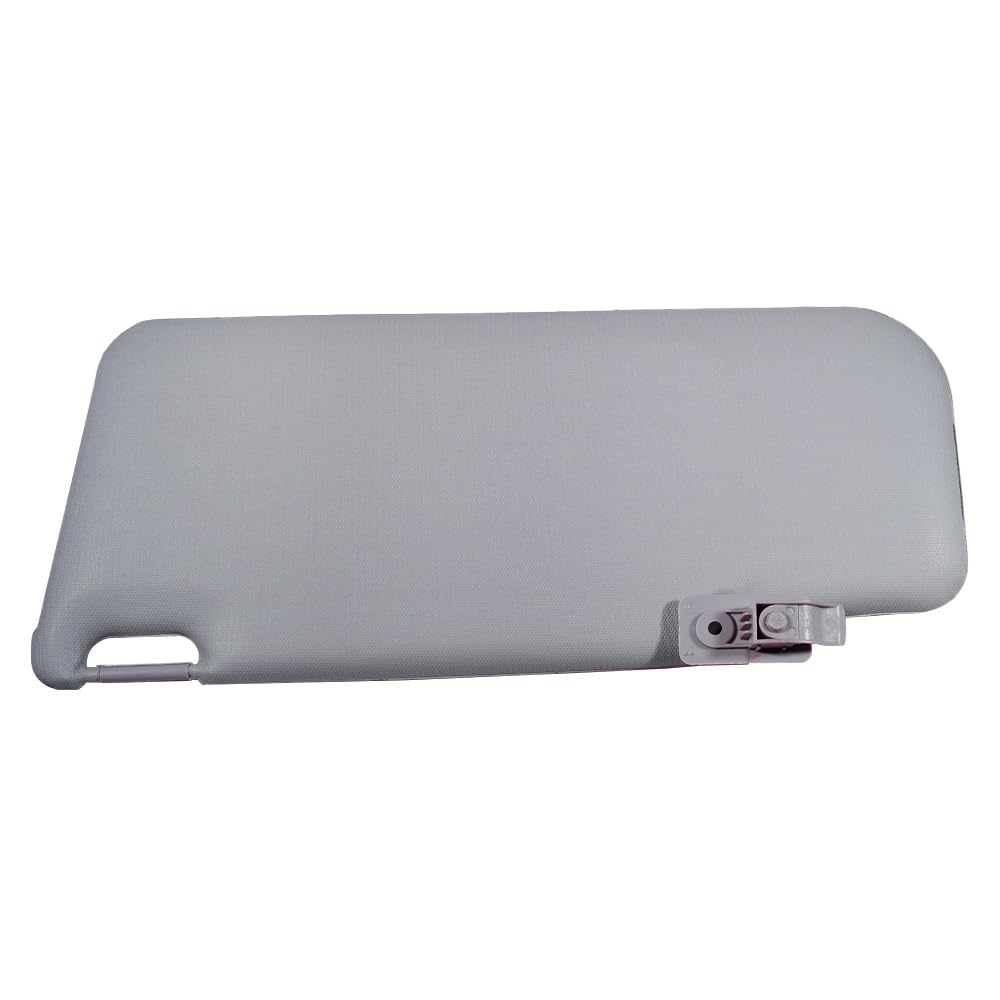 Gray Right Driver Sun Visor with Mirror Front Compatible With Fiat