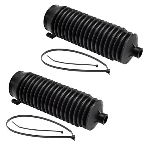 ASUPRICOS 2pcs Steering Rack and Pinion Tie Rod Boots for
