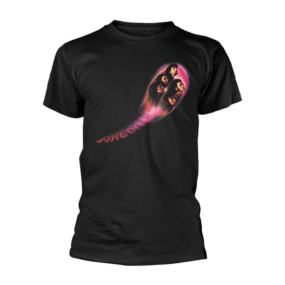 Plastic Head Deep Purple Fireball Band Logo T Shirt L