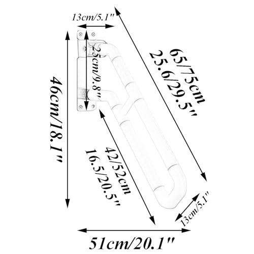 Garde-corps antidérapant en acier inoxydable robuste pour marches extérieures - 3