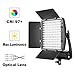 2 Packs Dimmable Bi-Color LED Video Lighting Kits with APP Control, 50W Optical Lens Variable 3200K~5600K, CRI 97+ LED Panel Light, Photography Lighting Kit, for YouTube Studio Photography