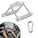 DBREAKS Poignée Parallèle de Form V, Parallèle Double Forme de V Fitness, Triangle de Tirage Parallèle Double D, Poignée Double D Push-Down, Diamètre 2,5cm, avec Mousqueton, pour Sport, Fitness