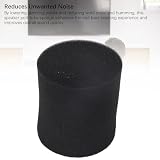 Sxhlseller 2-pak Gąbek do Portów Głośnikowych 80 Mm do Obudów z Systemem Bass Reflex, Zatyczki Poprawiające Dźwięk Redukujące Hałas w Domowych i Samochodowych Systemach Głośnikowych Typu