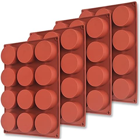 Newk Cylinder Silicone Molds for Baking and Soap Cover
