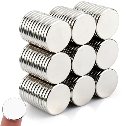 Image of DIYMAG Small Stronge Rare Earth Magnets, 100 Pack, 18x2mm - Neodymium Magnets for Refrigerator, DIY, Crafts, Kitchen & Office