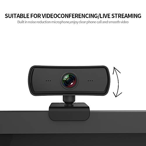 Andoer 1440P Wide HD Webcam USB 2.0 Autofocus HD Video Webcam com microfone de redução de ruído para