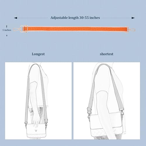 Image of chushui 1 inch Purse Strap,Replacement Crossbody Strap Adjustable Shoulder Strap for Handbag Bag