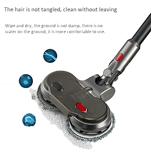 accessoires robots aspirateurs Tête de nettoyage à sec Équipement humide for Dyson V7 V8 V10 V11 Pièces remplaçables avec réservoir d'eau Tête de vadrouille de vadrouille Coupes d'eau Coupe d'eau Fit