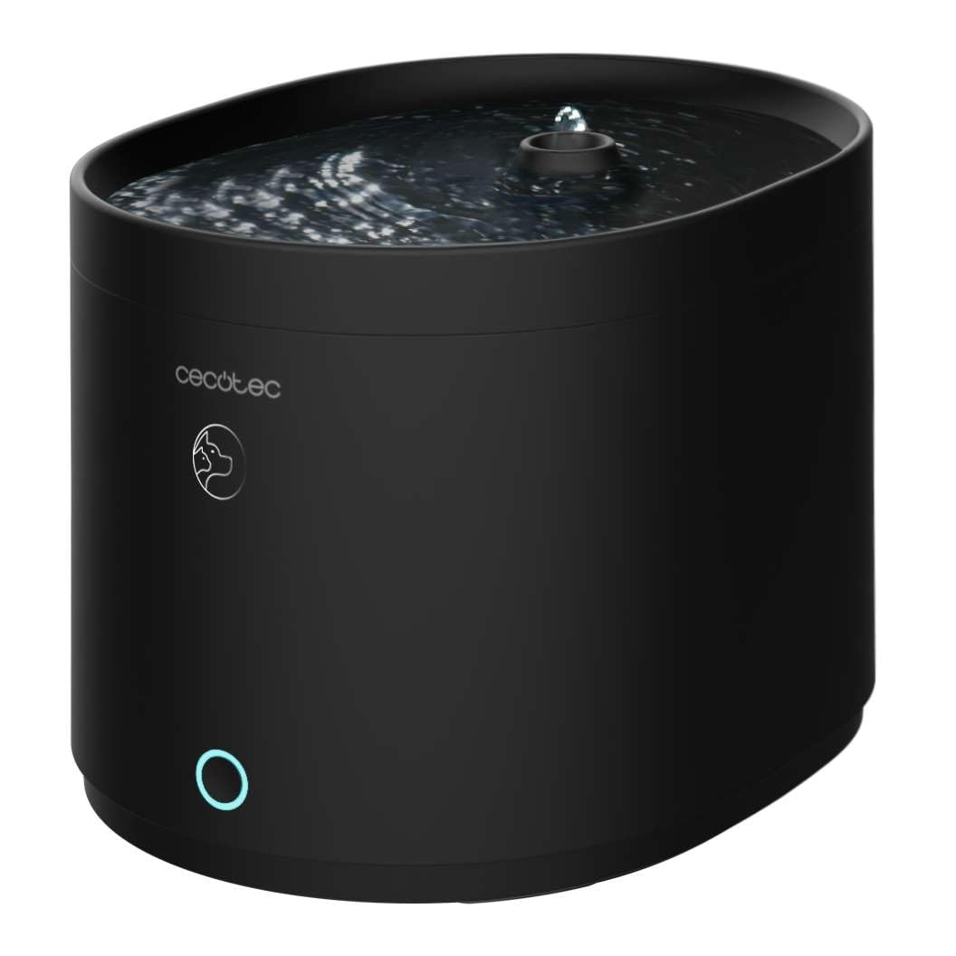 Cecotec Bebedero Pumba 2500 Refresh Smart, Capacidad de 2,5L, Filtro de Alto Rendimiento, Control Desde App, Sistema de circulación, Rcordatorio de Limpieza y Cambio de Filtro