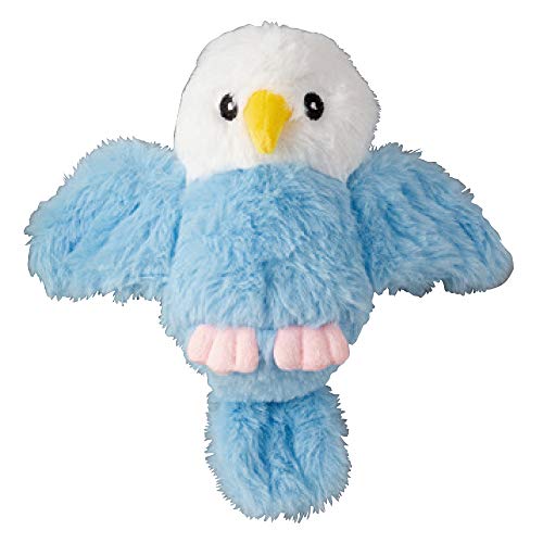 犬 猫 ペット用おもちゃ PeePeeTOY スマイルインコ【2.ブルー（インコ）】（4129）とにかく「もふもふ」で「ふわふわ」な可愛いインコTOYです ペット用品専門メーカーポンポリースのサムネイル