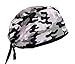 Military Black White & Grey Camo Scrub Cap Hat