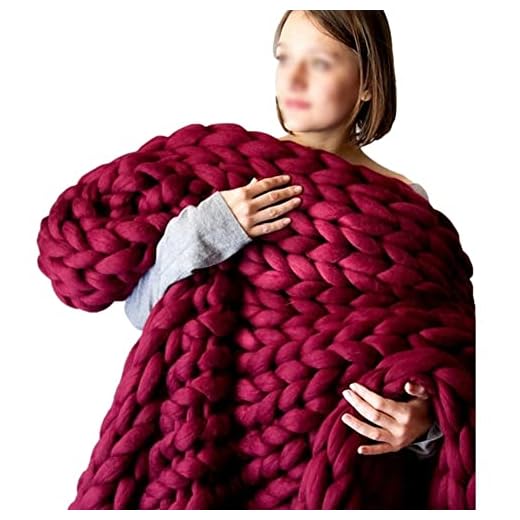 Chunky Stickad Filt Kasta Handgjorda Stor Och Tung Stickning Garn Soffa Säng Strö Scarf Sjal Bondgårdsdekoration (Size : 100x200cm)