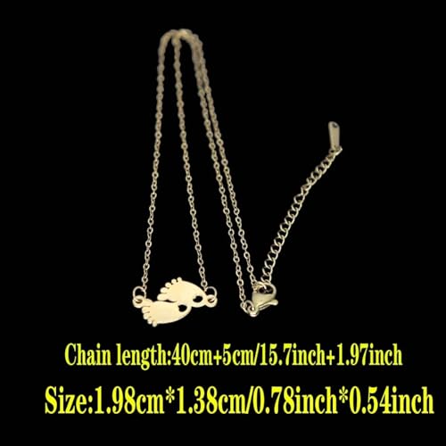 Collier pendentif cœur résistant au ternissement, chaîne de col durable