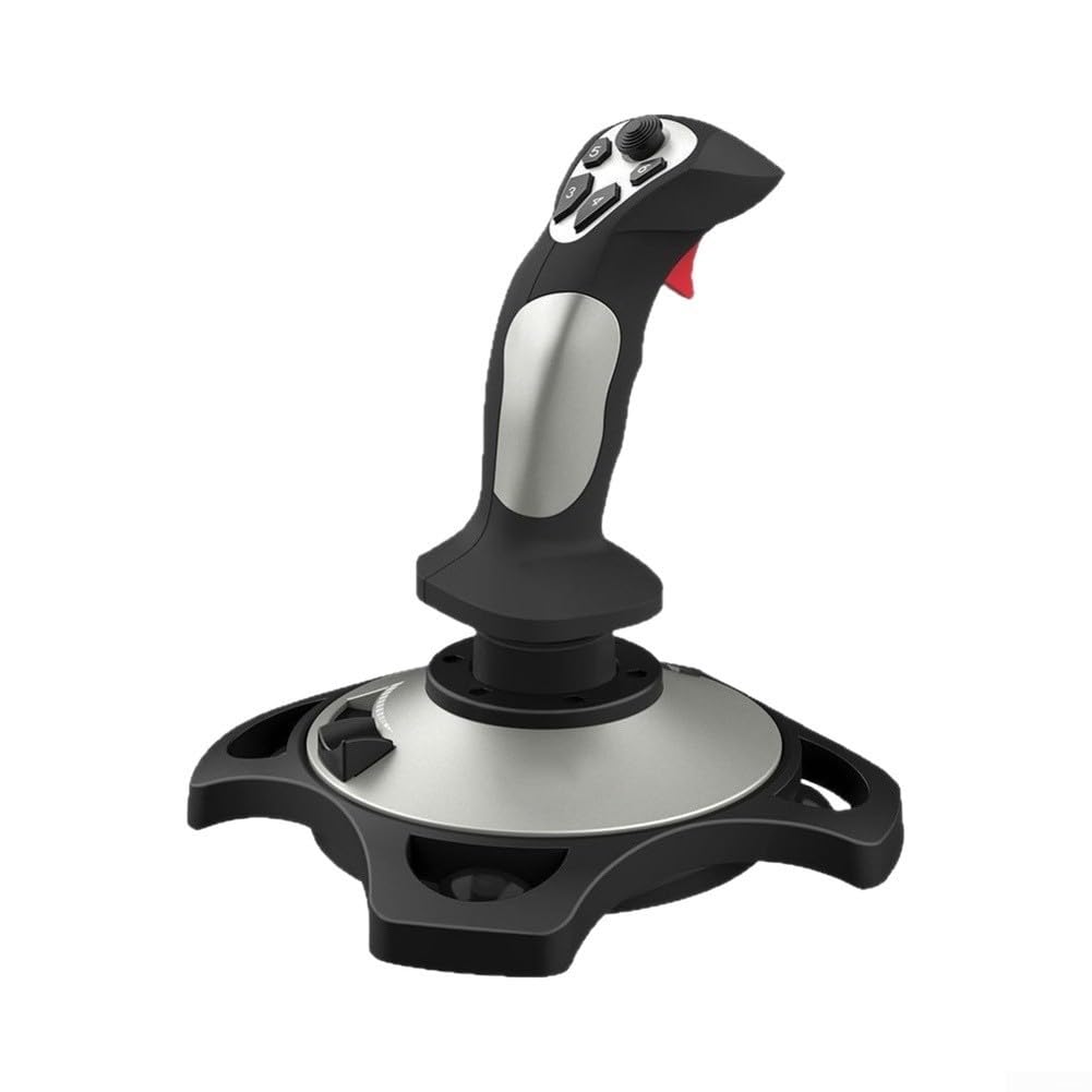 Joystick del simulatore di volo per il controller di gioco dell'ABS del PC | Esperienza immersiva sim di volo, manovre realistiche, meccanismi di controllo precisi, durata ABS, compatibile con PC