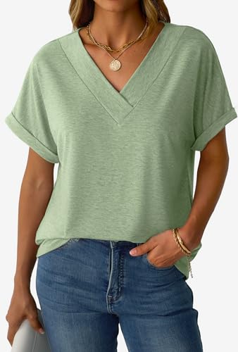 Save on Women's V-Neck T-Shirts with Code AHKJEHXH