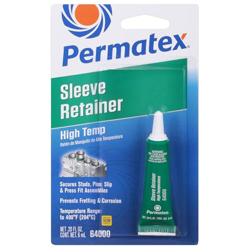 Permatex 64000 High Temperature Sleeve Retainer, 6 ml, Pack of 1