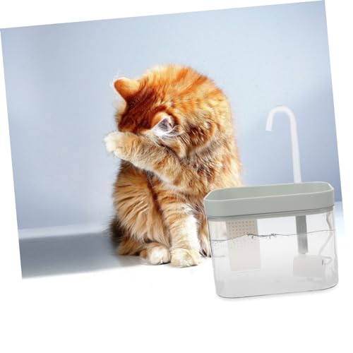 Fuente plástica automática para agua de mascotas miniatura 2