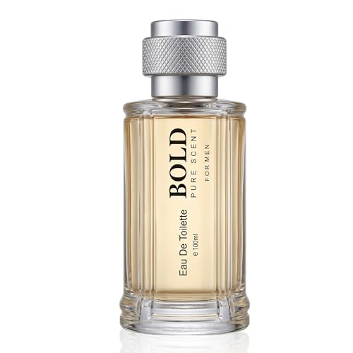 Image of AFLUXE Blod Pure Scent Eau de Parfum for Men, Fresh Spicy Leather Cologne with Ginger, Mandarin & Woody Notes, Long Lasting Masculine Fragrance, 3.4 Fl Oz (100ml)