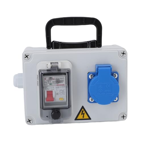 Boîte de distribution étanche PC 175x125x75mm avec disjoncteur type A