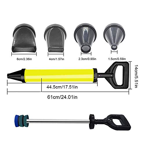 Ayam voegenpistool voor mortel, mortelspuit, handmortelpomp, voegenpistool voor mortel, handmortelpomp met accessoires, mortelpers, mortelspuit + 4 sproeiers - Afbeelding 5