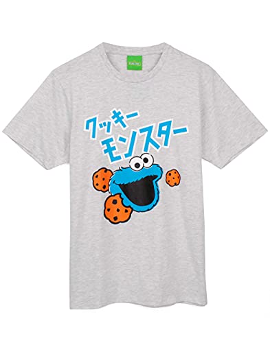 Sesame Street Cookie Monster Pajamas Mens Muppet T-Shirt & Trousers Pjs Small Blue4