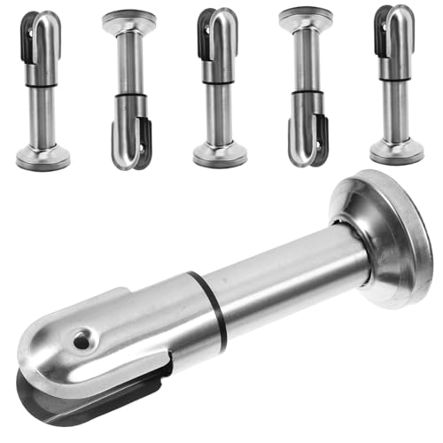 Support de cloison pour toilettes publiques en acier robuste lot de 6